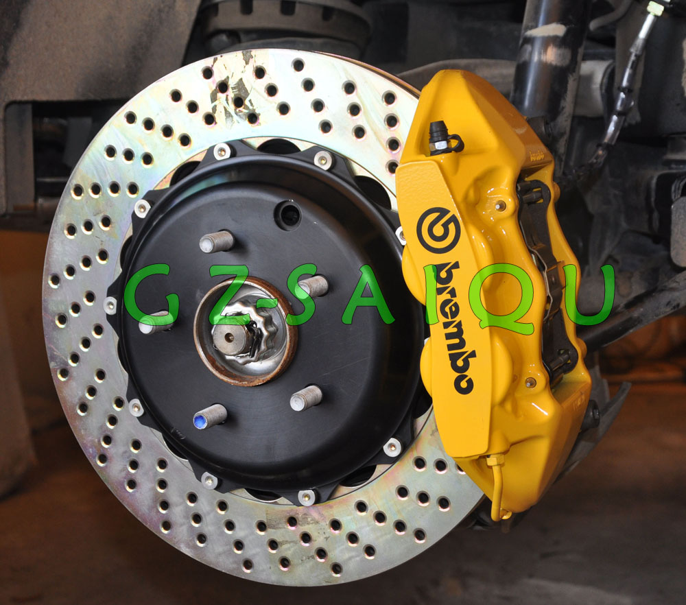 英菲尼迪FX35 FX37 FX45 FX50 QX70改裝意大利BREMBO前6后4剎車(chē)套裝 前380MM盤(pán) 后345MM盤(pán)