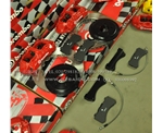 日產G35 G37 350Z 370Z等車型升級BREMBO GT版剎車套件 競技版大六活塞剎車鮑魚