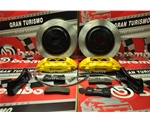 奧迪Q7改裝brembo F50剎車套裝 brembo四活塞制動系統